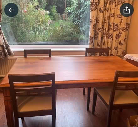 Photo of free Solid wood table and chairs (Childwall L16) #1