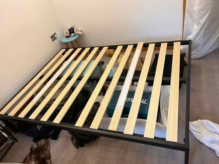 Photo of free Metal bed frame - double (Bermondsey SE1) #2