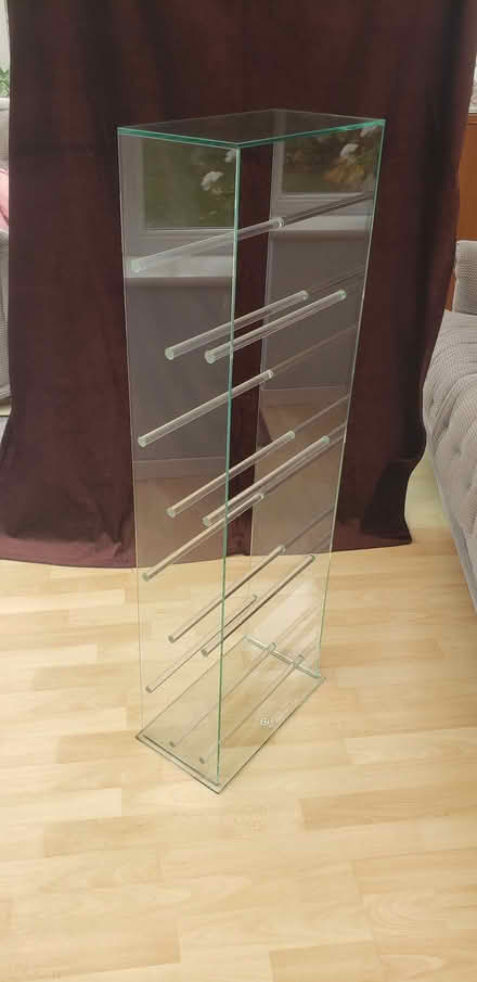Photo of free Glass DVD holder (Woodhouses M33) #3