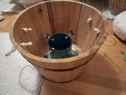 Photo of free Christmas tree stand (Stroud Green N4) #1