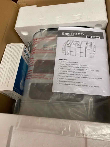 Photo of free CPAP mask and tube steriliser (Greenhill S8) #2