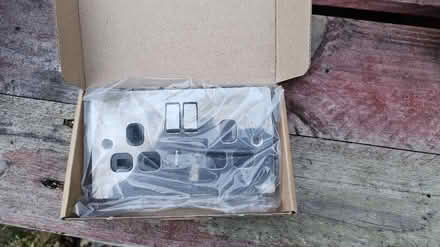 Photo of free Chrome Double Socket Flat Plate (Edinburgh EH21) #1