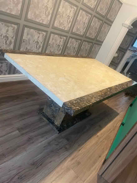 Photo of free Marble dining table (Dovecot) #1