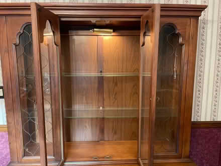 Photo of free Vintage Wooden china cabinet (Mansfield Township) #4