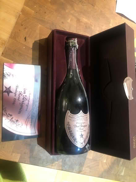 Photo of free EMPTY 1996 rose Dom Perignon bottle (E2 Bethnal Green) #1