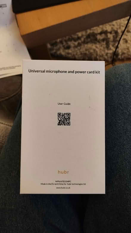 Photo of free Recording microphone and battery (SW11 3 (Battersea Square)) #1