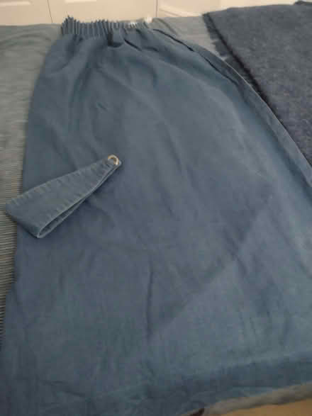 Photo of free Blue denim type curtains (St Martins SY11) #1