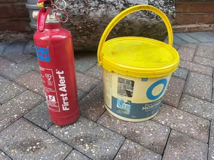 Photo of free Fire extinguisher and mortar (Cheltenham) #1