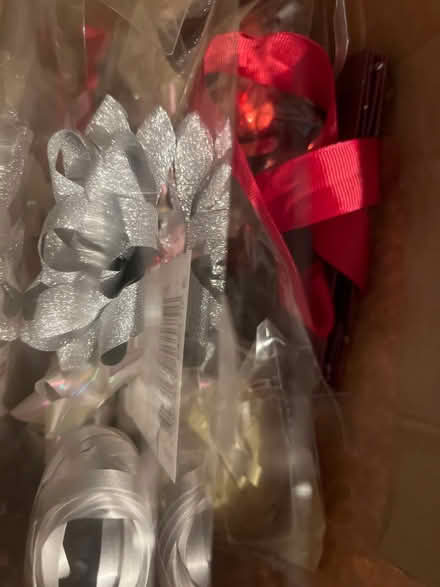 Photo of free Bag of ribbon and bows (Larkfield ME20) #1