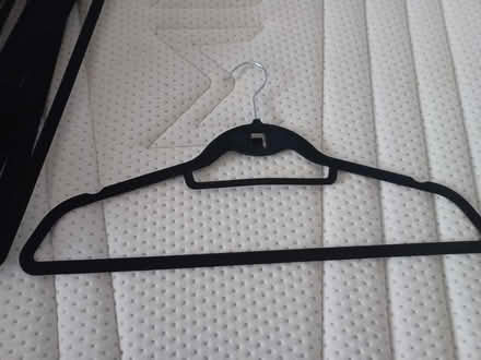 Photo of free Black velvet coat hangers (Lanchester DH7) #1