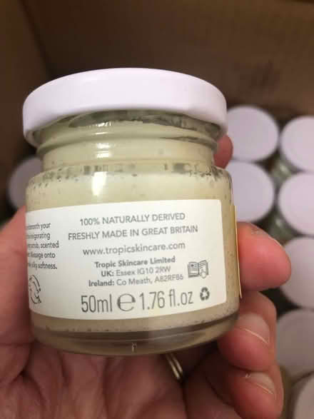 Photo of free 250 x 50ml expired body polish jars (New Addington - Parkway CR0) #3