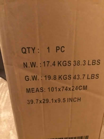 Photo of free HOMCOM Folding Bed with Mattress (BD19 Cleckheaton) #1