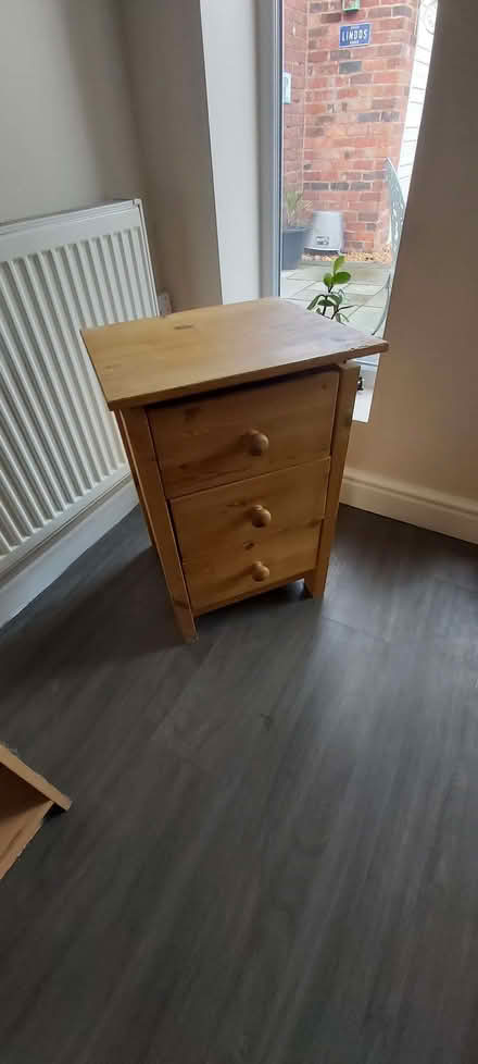 Photo of free 3 tier pine bedside table (Clayhanger WS8) #1