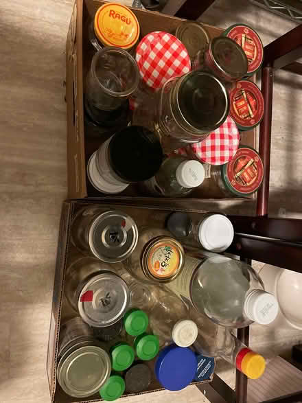 Photo of free Assorted glass jars and bottles (Oakland) #1