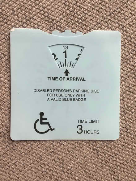 Photo of free Parking time disc (Childwall L16) #1