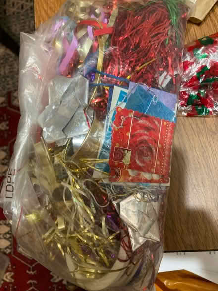 Photo of free Tinsel, ribbons, bows, gift tags (Ock St Abingdon OX14) #1