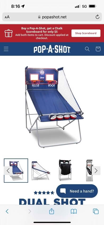 Photo of free Kids arcade style basket ball game (Battle Ground WA) #1