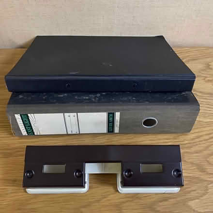 Photo of free Four hole punch and two two-hole lever arch files (IP2) #1