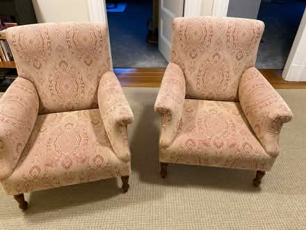 Photo of free 2 upholstered armchairs (West Newton) #1