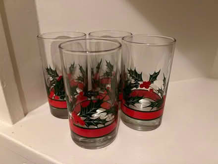 Photo of free 4 holiday glasses (San Jose Burbank Area) #1