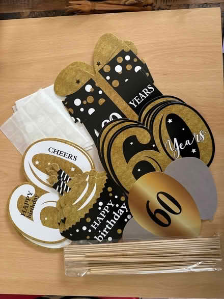 Photo of free 60th birthday party bits (Guildford GU1) #1