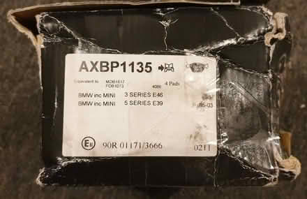 Photo of free bmw brake pads (TW14) #1