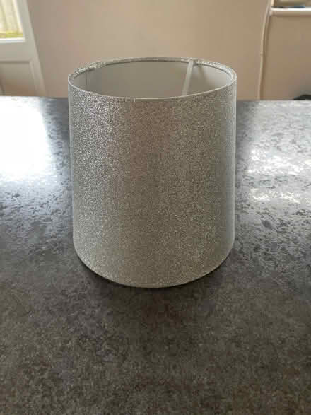 Photo of free Silver glitter lampshade (Waterlooville PO8) #1
