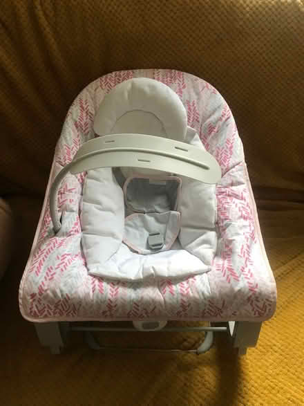 Photo of free Baby seat and pink bunny teddy (LA1 Skerton) #1
