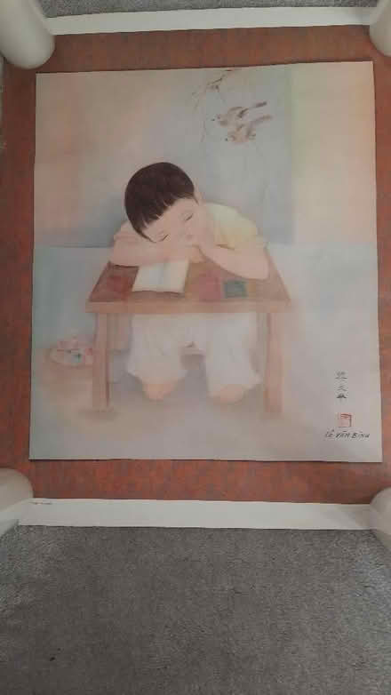 Photo of free Painting of a sleeping child Asian (Maybury Hill GU22) #1