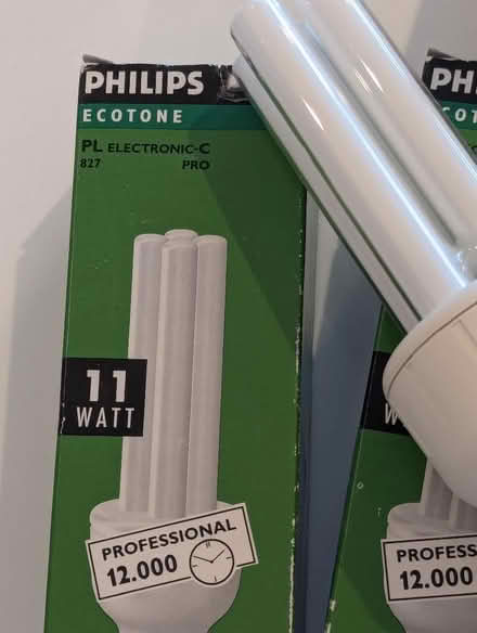 Photo of free Philips Ecotone PLE-C PRO 11W Light bulbs (Weston Park) #3
