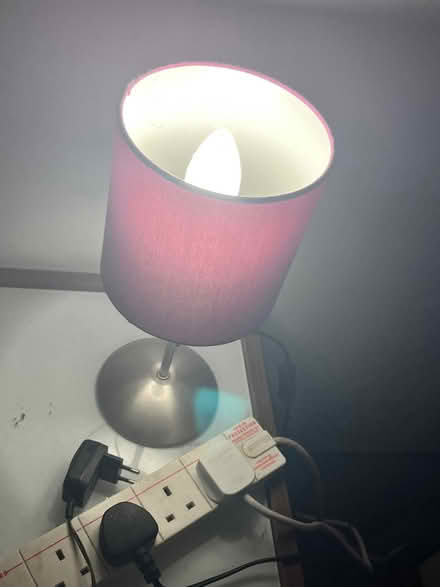 Photo of free Purple IKEA table lamp (Coleridge Ward CB1) #1
