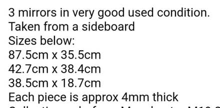 Photo of free Mirrors x 3 (M19 Burnage/Levenshulme) #2