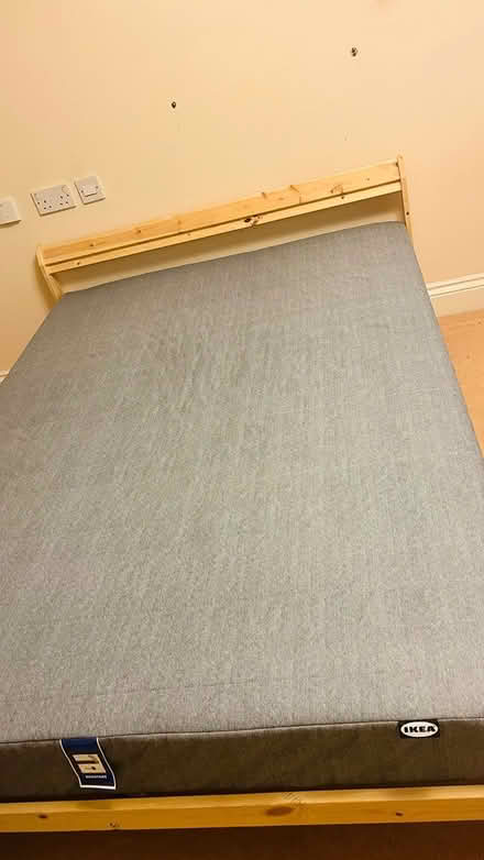 Photo of free wooden bed and Mattress - double (Berkhamsted HP4) #2