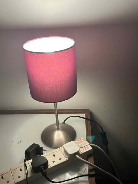Photo of free Purple IKEA table lamp (Coleridge Ward CB1) #2