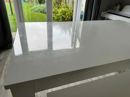 Photo of free Next white dining table and bench (Middleton Cheney OX17) #2