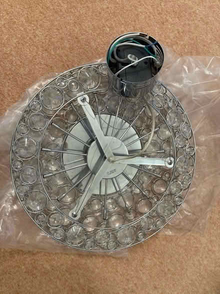 Photo of free Round Crystal Chandelier (Elmstead BR7) #4