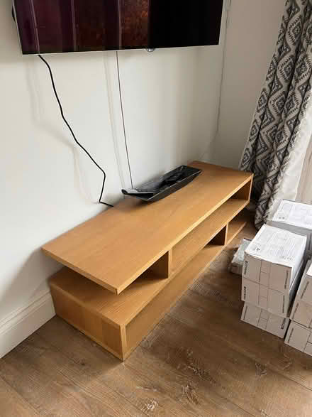 Photo of free Oak TV media unit (Wildernesse TN15) #1