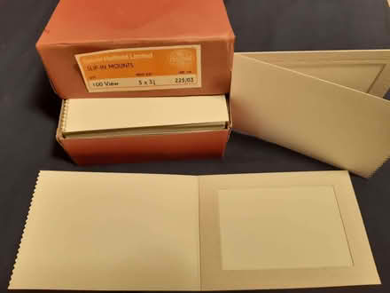 Photo of free White slip-in photo cards (Horsell GU21) #1