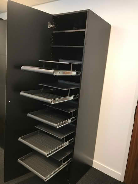 Photo of free Solid, sturdy Ikea shoe cabinet (W1K 6DJ) #3