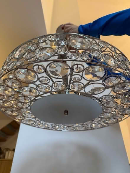 Photo of free Round Crystal Chandelier (Elmstead BR7) #2