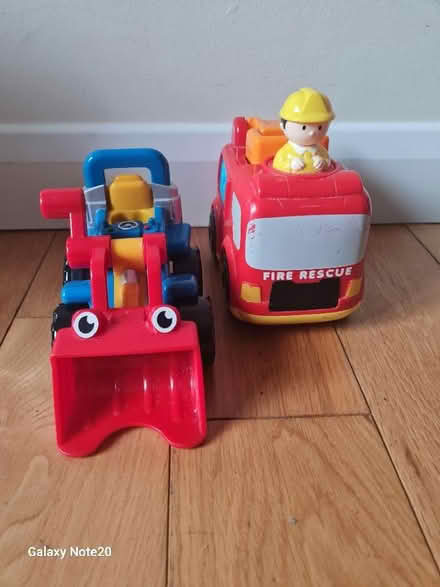 Photo of free Toy firetruck and tractor (Norcot RG30) #2