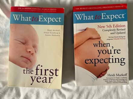 Photo of free What to expect books (pregnancy) (TW9) #1
