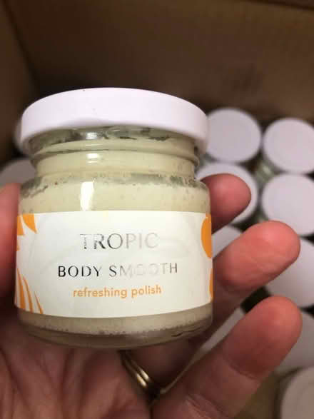 Photo of free 250 x 50ml expired body polish jars (New Addington - Parkway CR0) #1