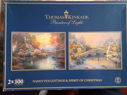 Photo of free 3 x 500 Piece Jigsaws, 1 Complete, 2 Have 1 Piece Missing (Enfield EN1) #2