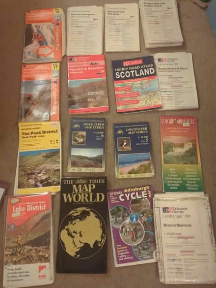 Photo of free Assorted maps mainly uk (Pilrig EH7) #1