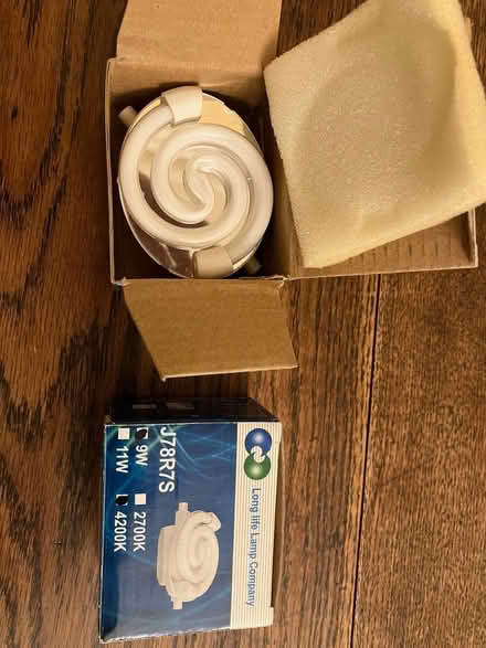 Photo of free Floodlight bulbs - 78mm R7 low energy x2 (Headingley LS6) #1