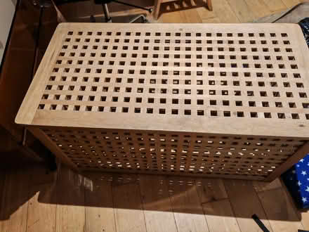Photo of free Ikea Hol large storage box/ottoman (Upper Walthamstow E17) #1