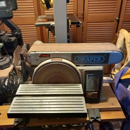 Photo of free Draper 350w 4 x 8 Belt and Disc Sander (Kendal LA9) #2
