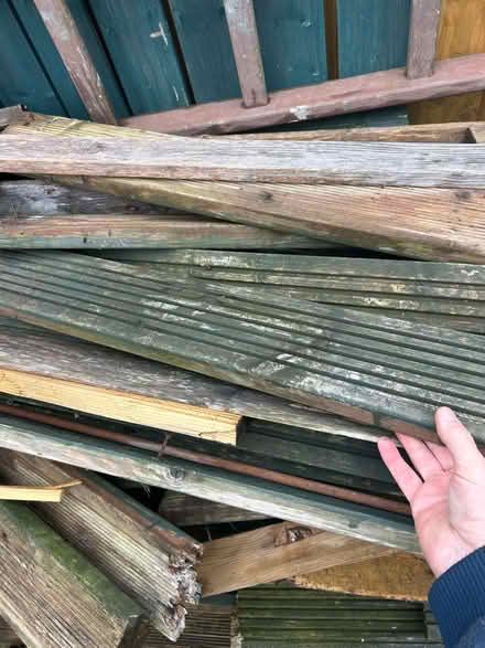 Photo of free Lots of old decking, ideal firewood (SO15) #1