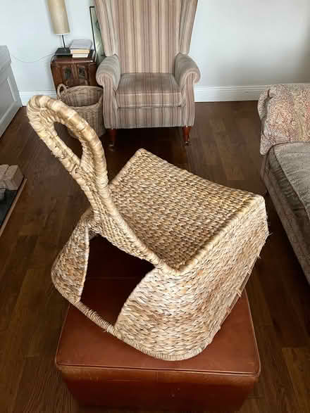 Photo of free Ikea Wicker Chair (Stillorgan by Oatlands College) #2